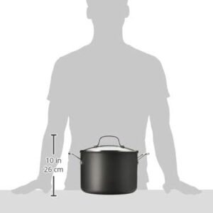 Cuisinart Chef’s Classic Nonstick Hard-Anodized 8-Quart Stockpot with Lid,Black