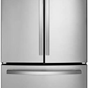 GE GNE27JYMFS 36" French Door Refrigerator with 27 cu. ft. Total Capacity Energy Star LED Lighting Internal Water Dispenser Spill-Proof Shelves in Fingerprint Resistant Stainless Steel