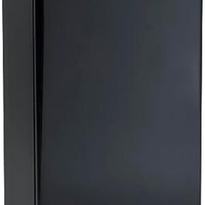 West Bend Mini Fridge Compact Refrigerator for Home Office or Dorm, Auto Defrost with Reversible Door, Energy Star Rated, 3.2-Cu.Ft., Black