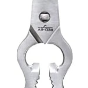 All-Clad Tools and Accessories Stainless Steel Kitchen Scissors 7.5 Inch Kitchen Tools, Kitchen Hacks Silver
