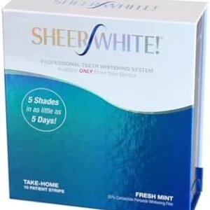 20% Professional Teeth Whitening Strips Films Kit (1 Count (Pack of 1))