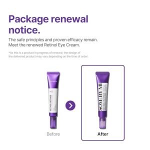 SOME BY MI Retinol Intense Advanced Triple Action Eye Cream – 1.01Oz, 30ml – Fine Lines and Dark Circles Care for Glass Skin – Mild 0.1% Retinol Under Eye Cream for Aging Signs – Korean Skin Care