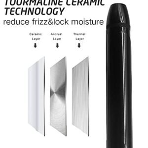 1 Inch Curling Iron with Ceramic Barrel, Instant Heat up to 450°F, Waving Style Tool for Long/Medium Hair and Women