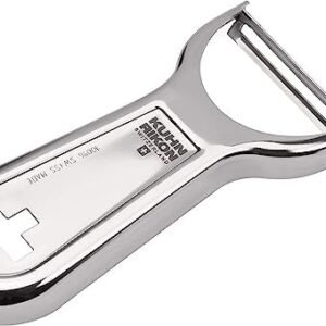 Kuhn Rikon Swiss Metal Peeler 4”, Stainless Steel