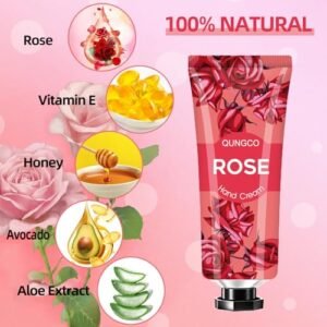 8 Pack Hand Cream Gift Set for Girl and Women,Mothers Day Gifts,Teacher Appreciation Gifts,Nurse Week Gifts,Hand Lotion Travel Size in Bulk for Dry Hands,Mini Hand Lotion for Baby Shower Party Gifts