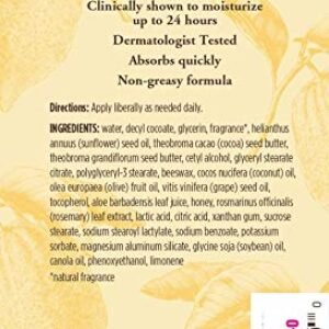 Burts Bees Butter Body Lotion for Dry Skin with Cocoa & Cupuau, 6 Oz – Pack of 3 (Package May Vary)