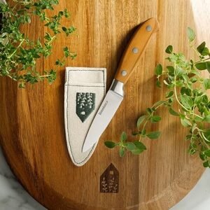 Oprah’s Favorite Things – 4 Inch German Steel Paring Knife W/Italian Olive Wood Forged Handle