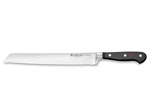 WÜSTHOF Classic 9″ Bread Knife, Silver