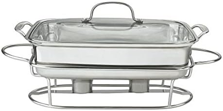 Cuisinart 7BSRT-31 Classic Entertaining Collection 12-Inch, 5-Quart Stainless Rectangular Buffet Server, Silver