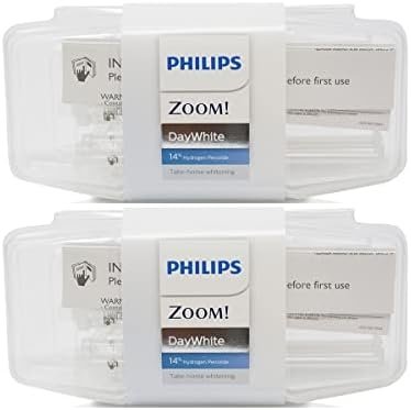 Day White ACP 14% Hydrogen Peroxide (Replaces 38% Carbamide Peroxide) 6-Pack Professional Tooth Whitening Gel + 1 Pack Sensitivity Relief Gel – DayWhite