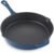 Zakarian by Dash 11 Inch Nonstick Cast Iron Skillet, Titanium Ceramic Coated Frying Pan, Blue