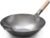 Craft Wok Flat Hand Hammered Carbon Steel Pow Wok with Wooden and Steel Helper Handle (14 Inch, Flat Bottom) / 731W316