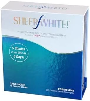 20% Professional Teeth Whitening Strips Films Kit (1 Count (Pack of 1))
