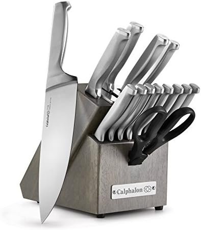 Calphalon Kitchen Knife Set with Self-Sharpening Block