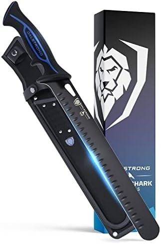 Dalstrong Slicing Knife – 12 inch – Night Shark Series – 7CR17MOV High Carbon Steel – Titanium Coated Blade – Outdoor & Fishing – Polypropylene Handle – Carving Knife – Nylon Sheath – NSF Certified