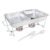 Sterno Buffet Kit Disposable Chafing Dish Buffet Set – Chafing Dishes for Buffet & Catering Food Warmers – Catering Supplies & Food Warming Trays for Buffet Party – 8-Piece Chafing Dish Set