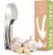 Oliver’s Kitchen ® Premium Garlic Press – Super Easy to Use & Clean Garlic Crusher & Mincer – Crush Garlic & Ginger Effortlessly (No Need to Peel) – Built for Life – Strong & Durable (Silver)