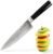MICHELANGELO Professional Chef Knife 8 Inch Pro, German High Carbon Stainless Steel with Ergonomic Handle, Japanese Knife, for Kitchen – Inch, Etched Damascus Pattern
