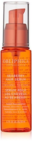 Obliphica Seaberry Leave in Hair Serum for Fine & Medium Hair – Vitamins and Omegas for Frizz Free & Nourished Hair – Hair Serum for Dry Hair and Growth – 2.2 Fl Oz