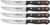 Wusthof Gourmet Four 4-Piece German Precise Laser Cut High Carbon Stainless Steel Kitchen Steak Knife Set – Model 9729