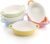 Foraineam 6 Colors Oval Porcelain Ramekins 10 oz Oven Safe Creme Brulee Souffle Baking Ramekin Dishes Bowl with Double Handles