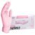 ForPro Professional Collection Disposable Nitrile Gloves, Chemical Resistant, Powder-Free, Latex-Free, Non-Sterile, Food Safe, 4 Mil, Pink, Large, 100-Count