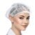 Yes!Fresh 100 pieces disposable Non-woven Clip Caps Mob caps hairnets head cover, 21″, with 6 colors for You to choose. (White)