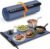 Food Warming Mat, Betschkim Warming Trays for Buffets Party, Silicone Heating Mat for Food with 6 Temperature Settings, Rollable & Portable Food Warmer Plate for Sabbath, Parties, Family – Blue Nova