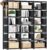 Mavivegue Bookcase, 18-Cube Extra Large Book Shelf, DIY Cube Storage Organizer for Bedroom, Living Room, Home Office – Black