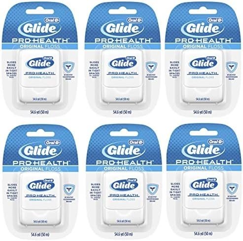 Oral-B Glide Pro-Health Original Floss 50 M (Pack of 6)