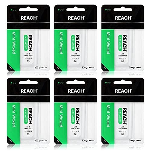 Reach 200 YD Floss | Mint Flavored | 6 Pack